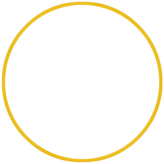 Χούλα-Χουπ 70cm - Φ 19mm - 280gr, Κίτρινο Χούλα-Χουπ 70cm - Φ 19mm - 280gr, Κίτρινο